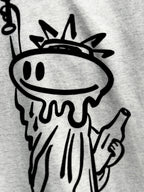 Drink with Liberty LS T-shirt — Grey